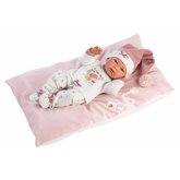 Llorens 73880 NEW BORN HOLIKA - realistick panenka miminko s celovinylovm tlem